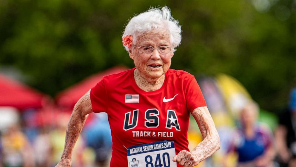 103 year old wins gold medal
