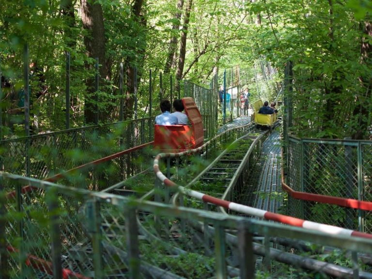 human powered theme park