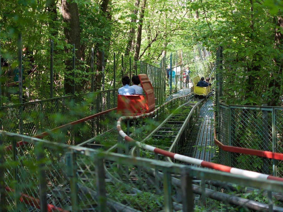 human powered theme park