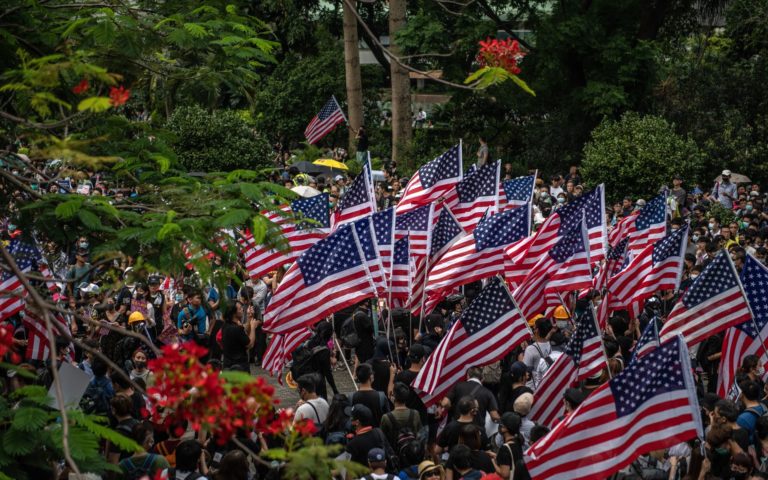 hong-kongers-wave-american-flags