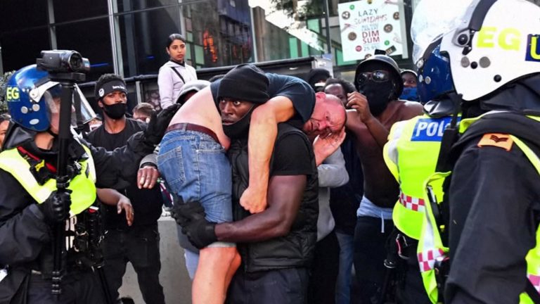 black-protester