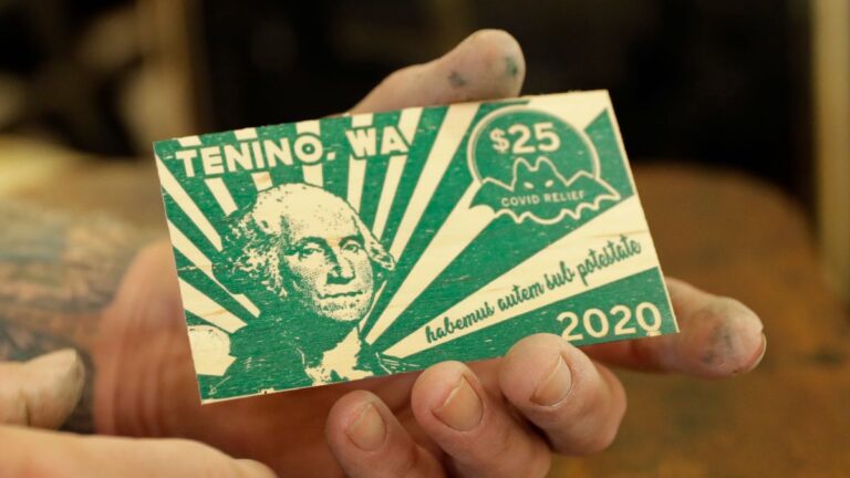 town-prints-own-money