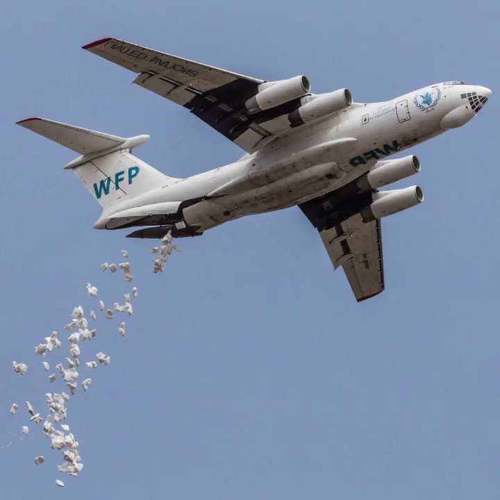 airlifting food to sudan