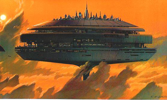 venus cloud city water