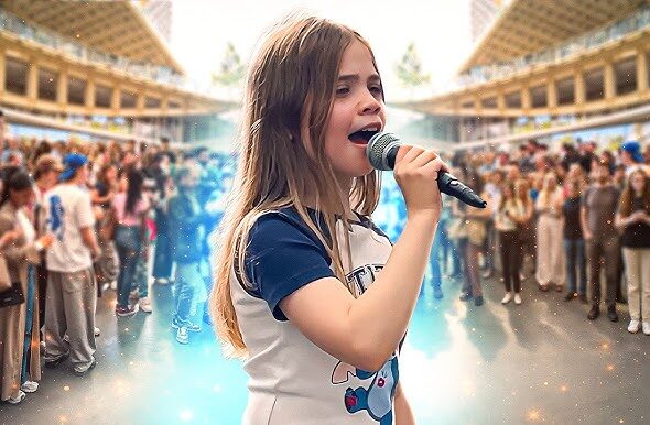 amazing 9 year old singer shallow